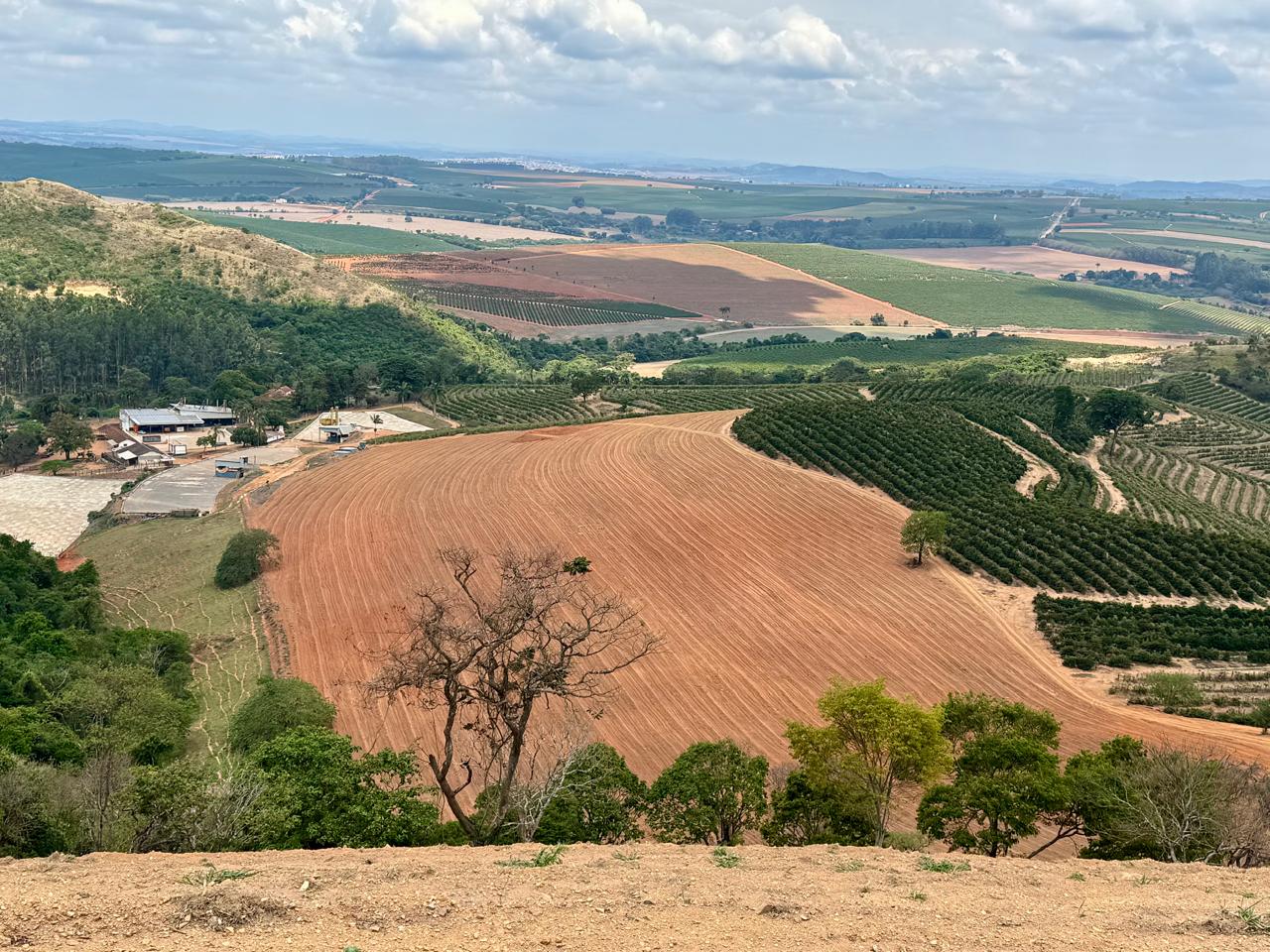Vista panorâmica da Fazenda Serra Azul